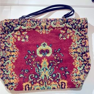 Vintage Carpet purse 1960’s 15x20